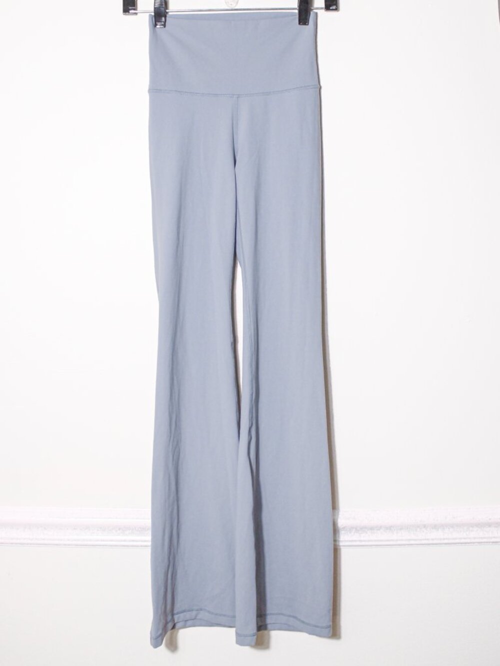 Fabletics PureLuxe Flare Leg Leggings Blue Gray Size XS